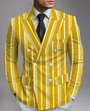 Men's Printed Suit Jacket Fashion Casual