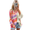 Summer New Pullover V-neck Sweater Women's Casual All-matching