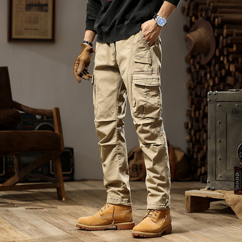 High Street Loose Functional Casual Pants Men