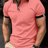 Men's Casual Button Solid Color Short Sleeves