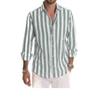 Men's long sleeve striped shirt