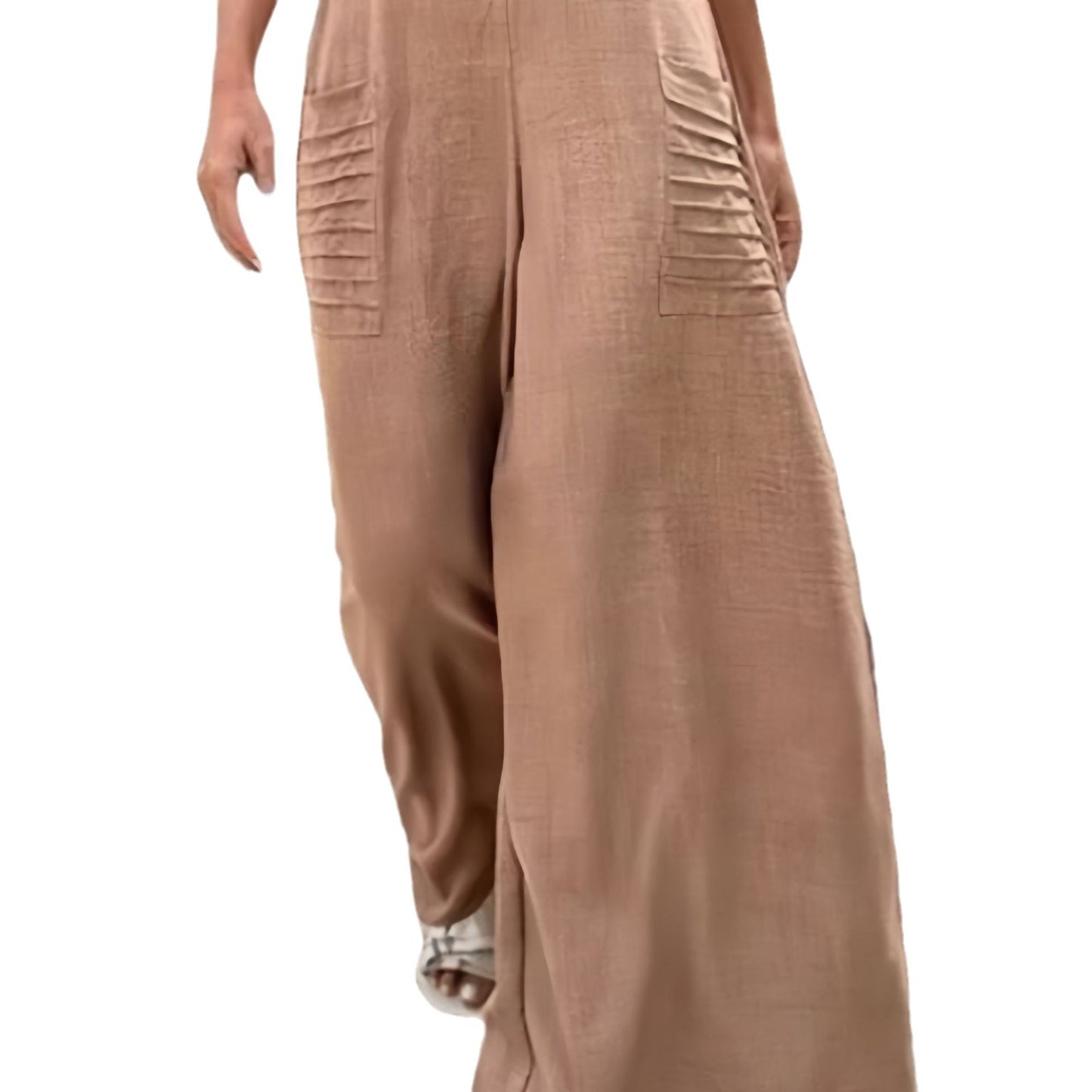 Younger Fashion One-piece Wide-leg Pants