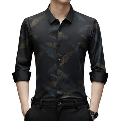 Long Sleeve Shirt Men's Trendy Non-ironing