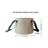 Outdoor Portable PVC Bucket Foldable