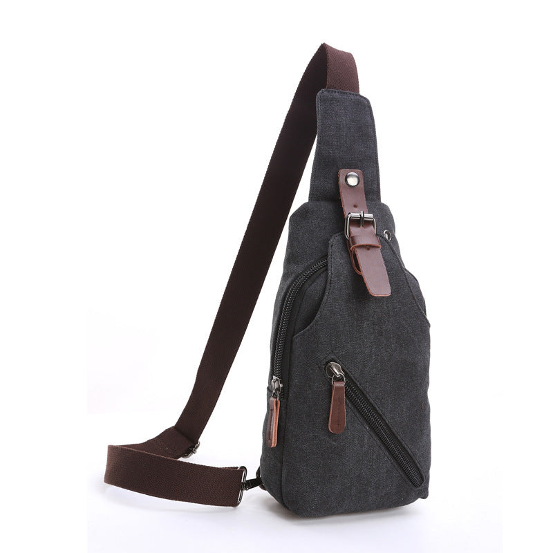 Canvas Chest Pack For Shoulder Or Crossbody Wear