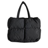 College Student Tote Commuter Large Capacity Female Cloud Bag