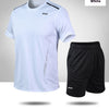 Sports Suit Loose Fitness Short Sleeve Men