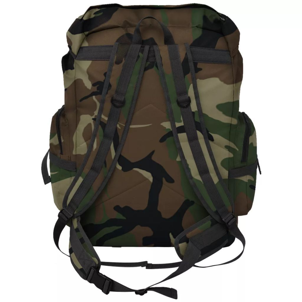 vidaXL Army-Style Backpack 65 L Camouflage