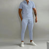 Summer Popular Men's Slim Casual Sports Suit