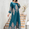 Ladies Middle East Abaya Abaya - Flower Printed Long Robe