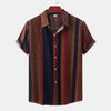 Summer Men's Clothing Printing Casual Retro Shirt Men