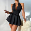 Women's Dress V-neck Backless Fashion