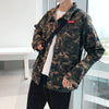 New Mens Camouflage Denim Jacket Coat Man Coats Jaqueta Masculino Jeans Jacket & Coats Fashion Design Autumn Brand Clothing