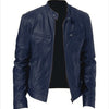 PU Leather Jacket Slim Leather Jacket