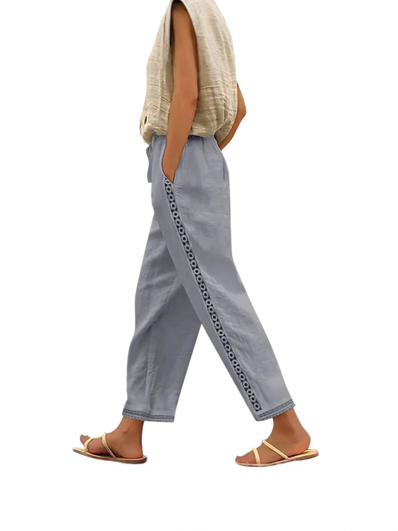 Beauty Clothing Loose Wide-leg Pants Casual