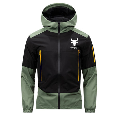 Outdoor Sports And Casual Loose All-matching Windproof Hood Workwear Tops Men's Jacket