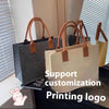 Large Capacity High-end Tote Bag Felt Bag Personalized Simple Shopping