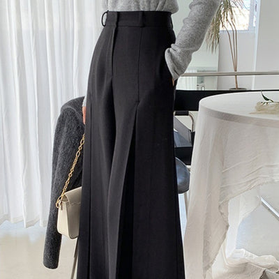 Women's New High Waist Loose High-grade Feeling Tong Qin Draping Casual Pants