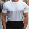 Outdoor Sports and Leisure Color Matching T Sleeve Mens Suit