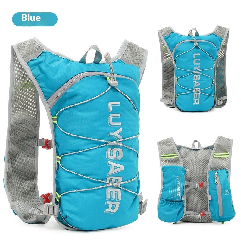 Multifunctional Nylon Running Backpack Safety Reflective