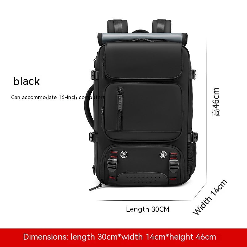 Backpack Leisure Travel Large Capacity Men's Backpack Waterproof Computer Bag