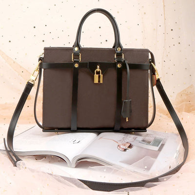 Leather Shell Single Shoulder Crossbody